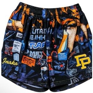 Inaka Power Multicolor Graphic Shorts